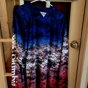 Mens Columbia long sleeve tee xl